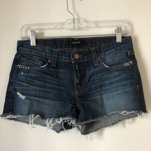 J Brand Denim Cut Off Short in Ringer